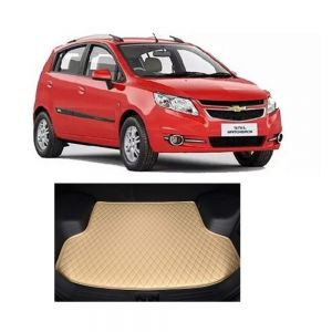 Trunk/Boot/Dicky PU Leatherette Mat for Sail Hatchback - beige